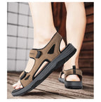 Summer Sandals for Men Breathable Outdoor Casual Sandalies Shoes Fashion Beach Non Slip Walking Shoes Size 40-46