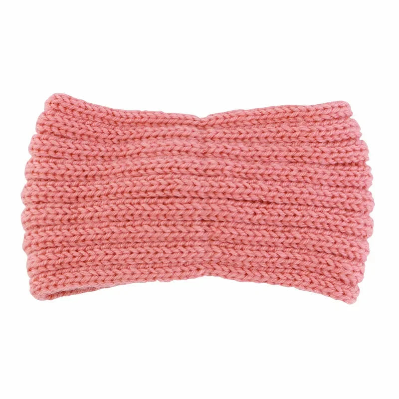 Winter Warm Headband for Women Knot Cross Headbands Wool Knitted Elastic Wide Headband Headwear Girls Hair Band Hair Accessories