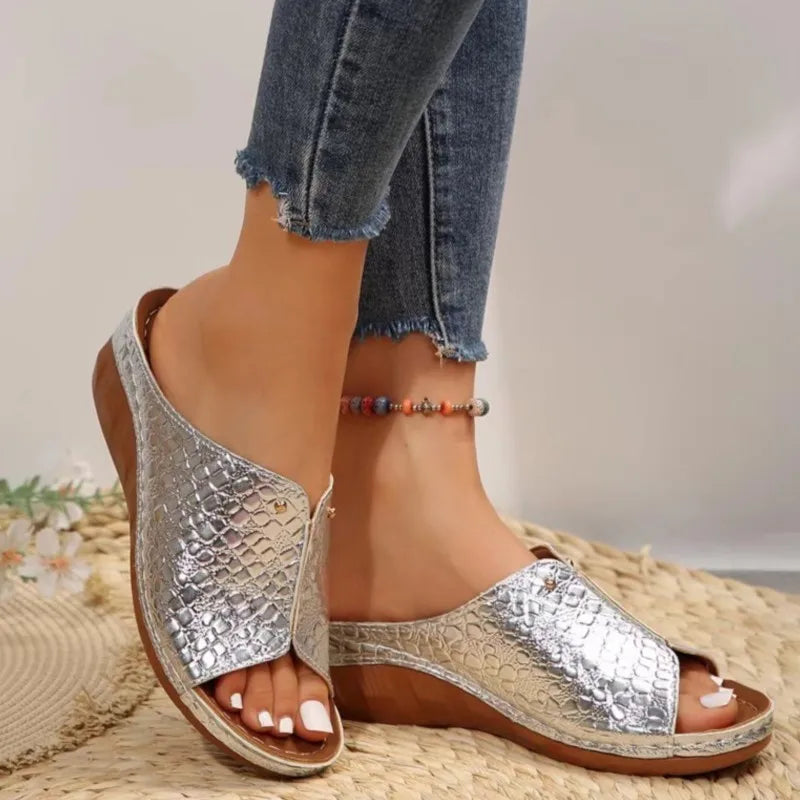 Women's Summer Sandals Fashion Wedge Shoes Woman Huaraches Slide Women's Sandals Outdoor Female Zapatos De Mujer Footwear