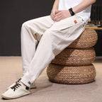 Trousers Skinny Autumn And Winter Plain Male Sports Pants Slim Cropped Men's Sweatpants Tights Aesthetic Hot Aesthetic Hot Loose