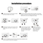 Freedconn Motorcycle Helmet Headset Stereo Bluetooth Hands Free Call Wireless Communication Interphone Music Sharing 6 Riders