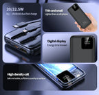 20000mAh Power Bank External Battery 22.5W Fast Charging Portable Charger for IPhone Xiaomi Huawei Poco Powerbank 2025 New