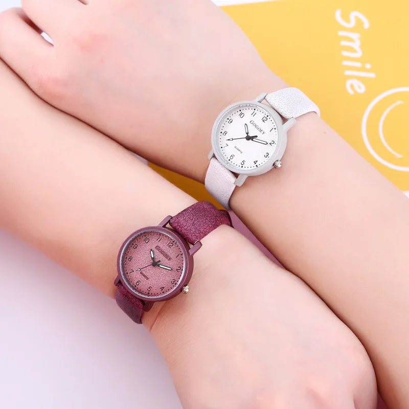 Top Brand Women Watches Fashion Simple Analog Quartz Watch for Women Leather Strap Casual Elegant Ladies Wrist Clock Reloj Mujer