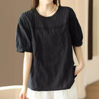 Women's elegant blouses 100% cotton embroidery hollow out white black shirts ladies office wear women long sleeve tops