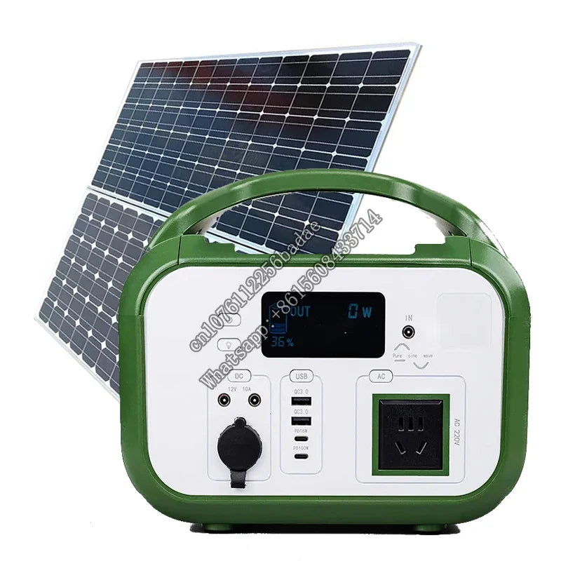 500w / 600w  Power Bank 220/110V Backup  Station Camping  Source