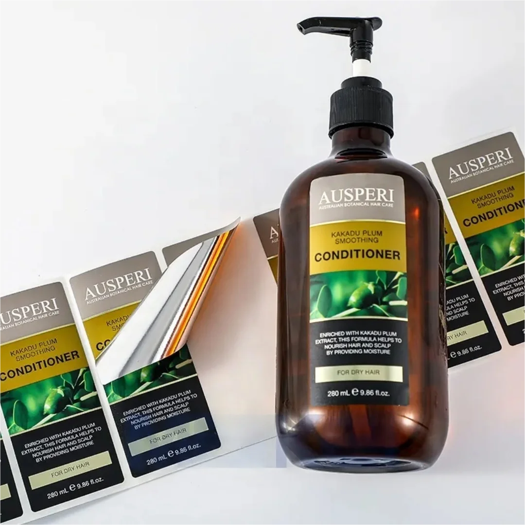 Waterproof Oil-resistant Cosmetic And Skin Care Product Labels Customizable Beauty Product Stickers for Packaging
