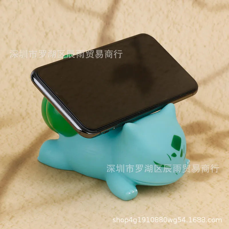Bulbasaur Mobile Phone Holder Stand Accessories Cartoon Cute Tablet Desk Mount Table Flexible Lazy Bracket Support Gifts