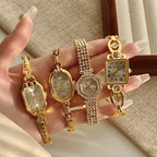 Women Watches Top Brand Luxury Wristwatches Ladies Fashion Gold  Bracelet Watch Female Elegant Clock Women montre femme