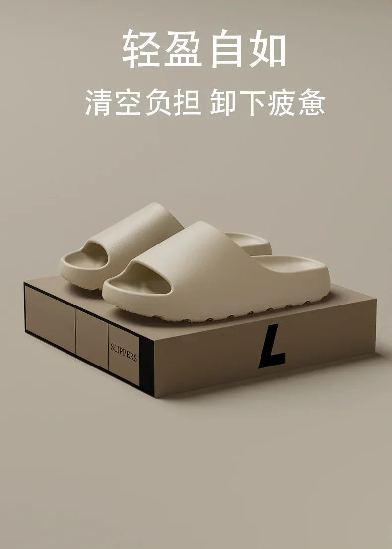 Slippers For Man EVA Soft-Soled Lightweight Home Casual Shoes Men Slippers High-Quality Slides In Stock Slippers For Woman