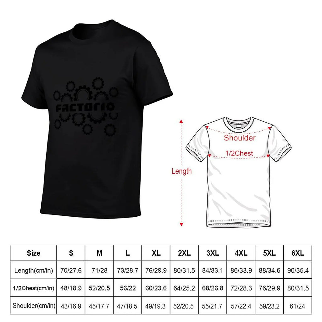 T-Shirt shirts man shirt t Design t heavy cotton shirts T-Shirt cotton graphic mens man t Factorio
