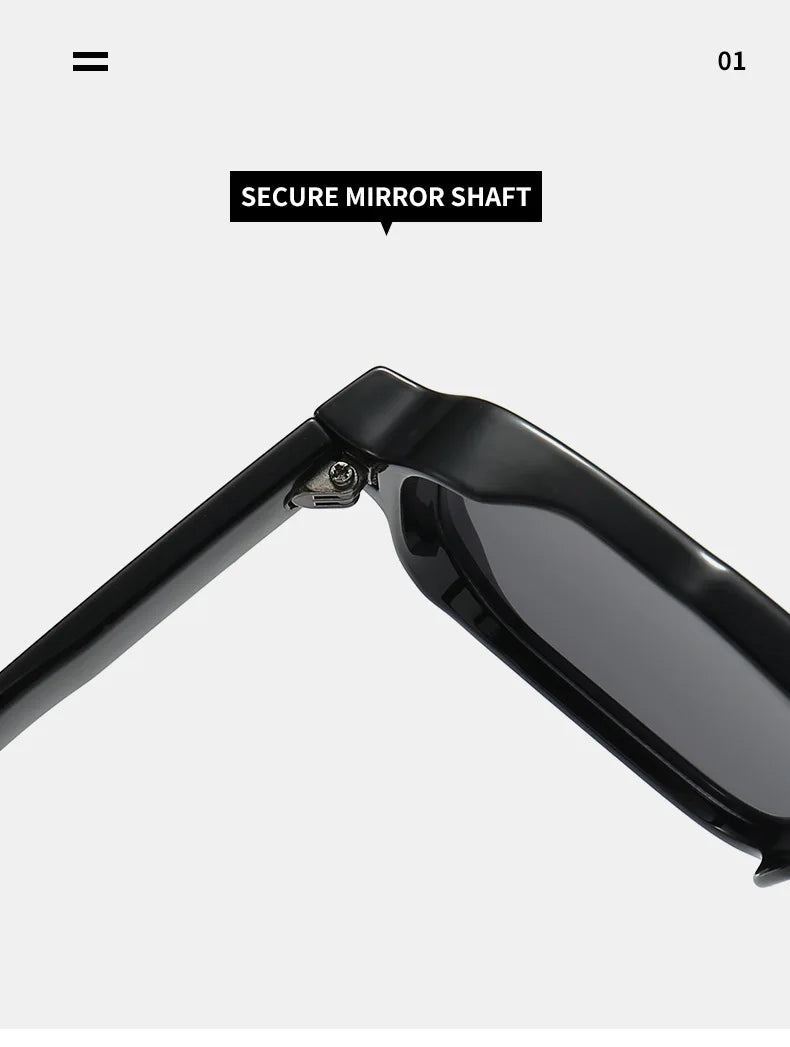 New Retro Double Bridge Square Sunglasses For Women Men Fashion Luxury Design Rivets Sun Glasses Trending Shades UV400 Eyeglasse