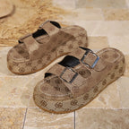 Women's Slippers 2024 New Hot Summer Fashion Women's Sandals Platform Woman Slippers Banquet Party Beach Sandals Slides Women