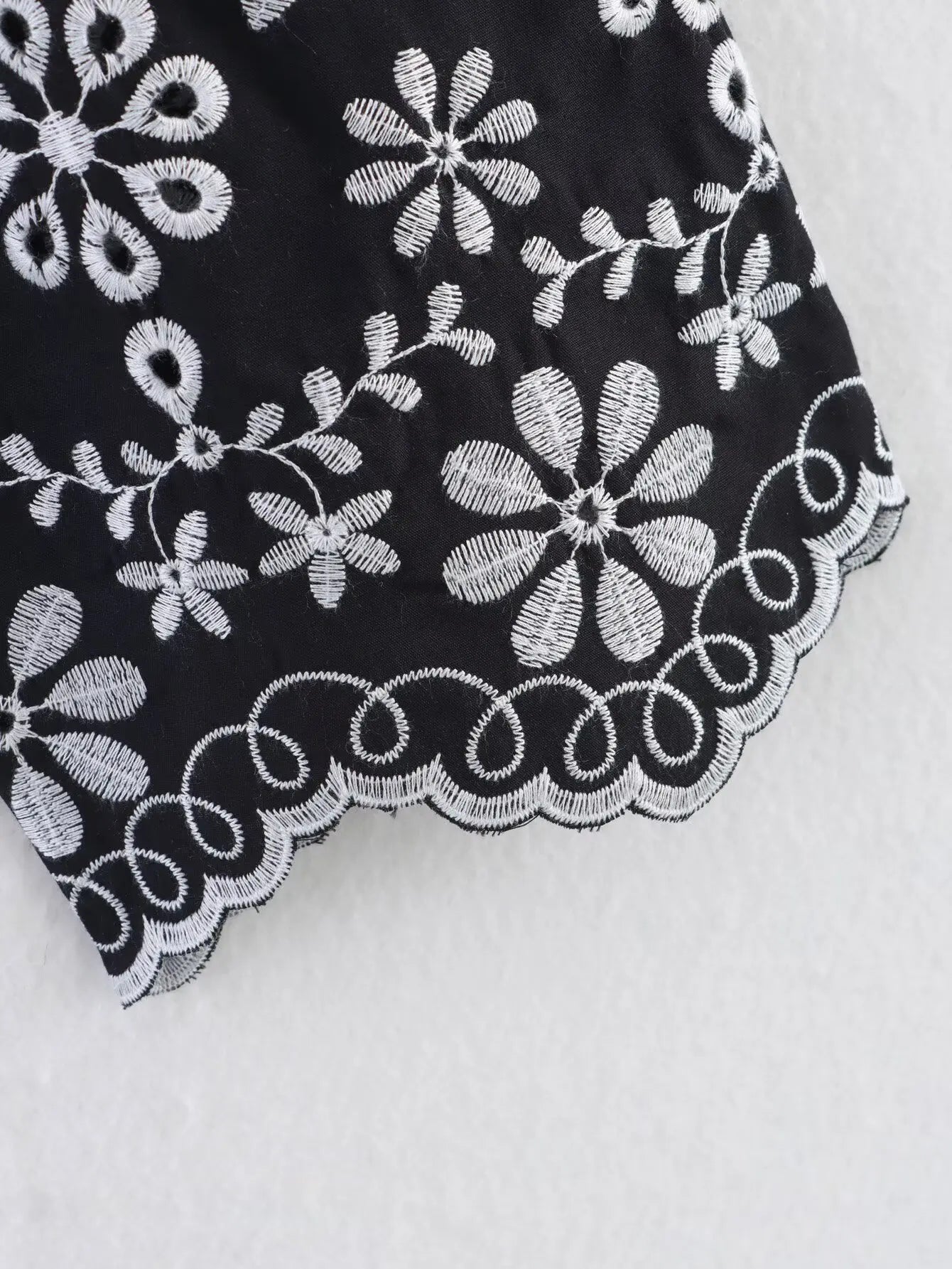 Embroidered Blouse Top Boho Chic Hawaiian Summer Vintage Ruffle Crop Shirts Female Elegant Women's Shirt Tops Woman 2025