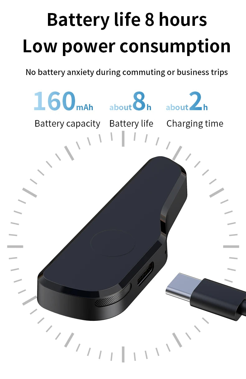 External Earphones For Your Glasses Wireless 5.3 HIFI Music Headphone Control Noise Portable Wireless Headsets Long Battery Life