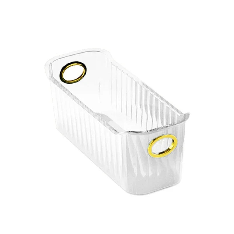 Desktop Cosmetics Storage Box Dust-proof Makeup Organizer Cotton Pads Bathroom Jewelry Container Sundries Drawer