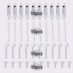 20/40pcs perfume supplement set: plastic funnel, pipette, dropper and syringe-ideal for travel and DIY cosmetics