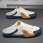 Summer Men's Half Slippers Trendy New Casual Shoe Light Walking Flats for Men Non Slip Sneaker Hot Sale Man Shoes Zapatos Hombre