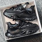 Men's Shoes 2025 Thick Sole Height Increasing New Breathable Trend Fashionable and Versatile Casual Sports Comfortable Trend