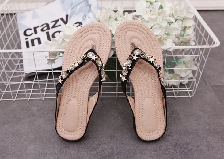 Woman Slippers On Beach Slides Casual Shoes For Women Clappers Fashion Novelties Low Price Sale New Style Cheap Offer Sandals