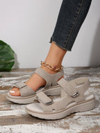 Summer Wedge Sandals for Women 2025 New Fashion Non Slip Beach Shoes Woman Lightweight Casual Platform Plus Size Sandals Women