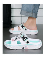 2025 New Men's Slippers Comfortable Soft Mens Beach Shoes Indoor Outdoor Clogs Massage Casual Shoes Non Slip Men Sandals Zapatos