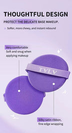 1PC Violet Cream To Powder Skin-friendly Skin Natural Face Long Lasting Oil-controlling Contouring Powder Cosmetics