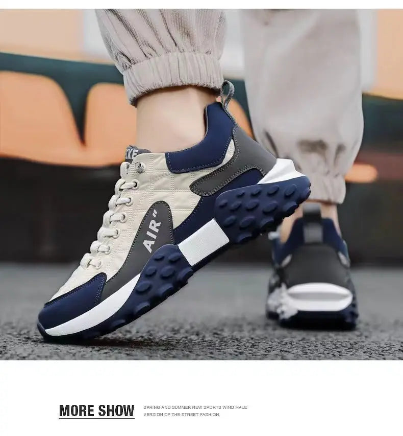 Men Sneakers Platform Men Shoes 2025 New Running Shoes for Men Luxury Brand Casual Vulcanized Shoes Comfortable Tenis Masculino