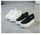Women Flat Platform Canvas Shoes Flats Woman Casual Sneakers Girls Student Thick Soled Loafers Ladies Slip on tenis de mujer
