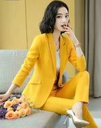 Pant 2 Piece Outfit 2025 Summer Womens Matching Sets Pants Elegant High Quality Blazer Suit Set Of Two Fashion Pieces For Women