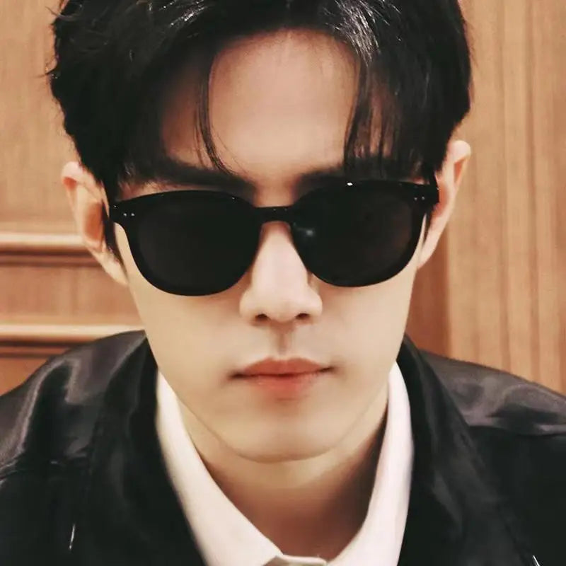 2025Sunglasses for men's drivers, stylish and versatile, Korean style trendy GM sunglasses, square sunshade sunglasses for women