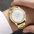 Fashion Couple's Watches Men Women's Business Watch Casual Minimalist Versatile Women Quartz Wristwatches
