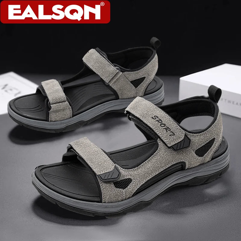 Summer Sandals for Men Breathable Outdoor Casual Sandalies Shoes Fashion Beach Non Slip Walking Shoes Size 40-46