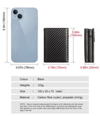 Wallet for Men, Smart Pop Up Wallet, Slim Minimalist RFID Blocking Credit Card Holder, Front Pocket Purse with Bill Compartment