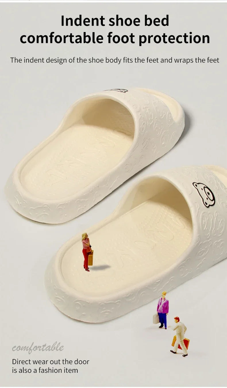 Slippers Woman Wear 2025 New Bathroom Bathroom Indoor Home Sandals Female Winter Eva Indoor House Non-slip Slippers Female Outer