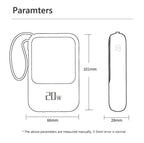 20000mAh Power Bank Suitable IPhone Huawei Xiaomi Portable Battery  Fast Charging Built-In with 4-Wire Digital Display External