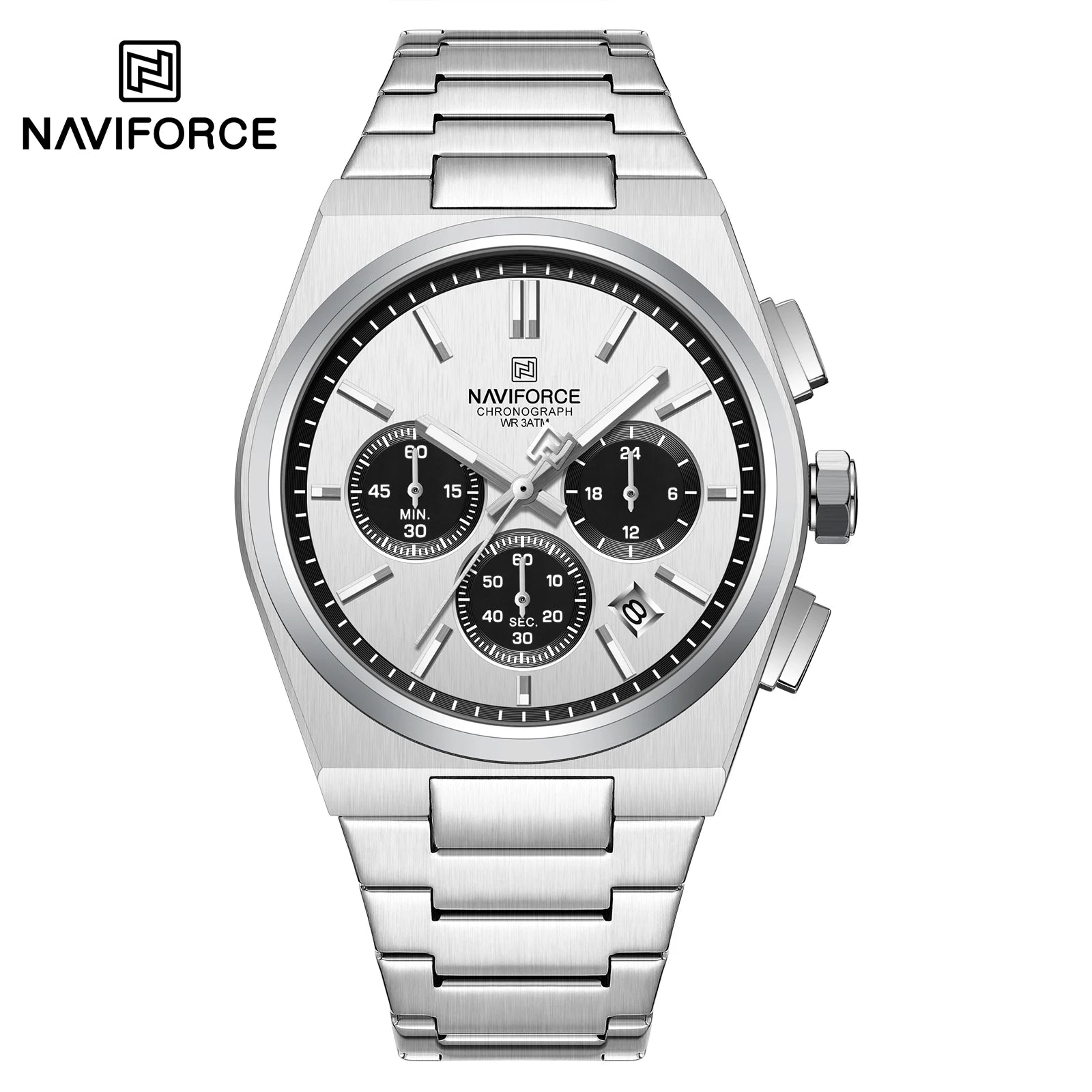NAVIFORCE Luxury Couple Watches Set - Men's And Women's Fashion Quartz Wristwatches Waterproof Stainless Steel 2025 New Arrival