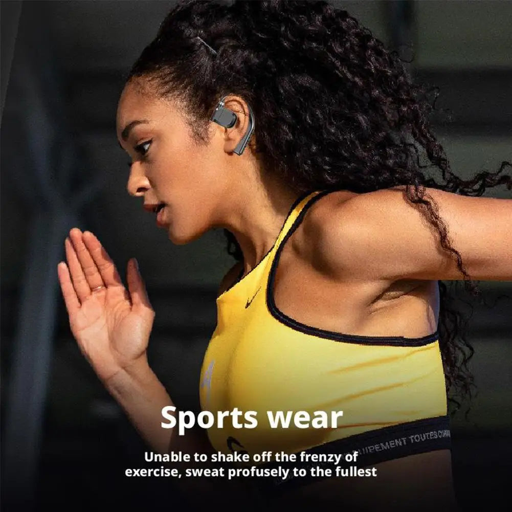 Earhooks Wireless Bluetooth 5.4 Headphones Gaming Sports Headset HiFi Stereo Noise Reduction Earbuds Earphone With Microphone