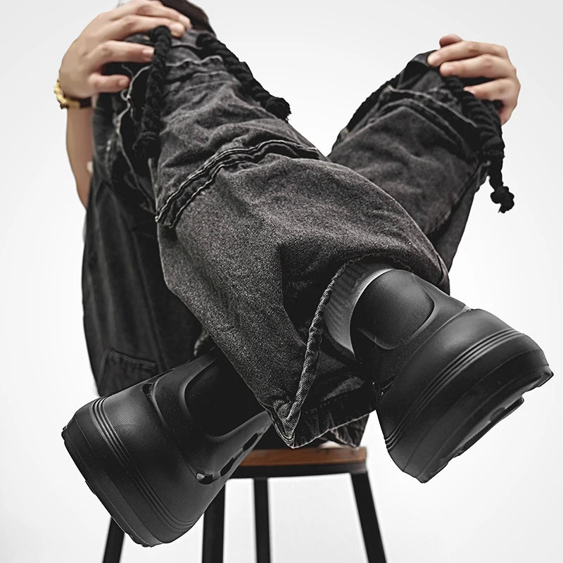 Men's Slippers Are Soft Comfortable Non Slip Wear-resistant Breathable for Indoor and Outdoor Trendy and Versatile