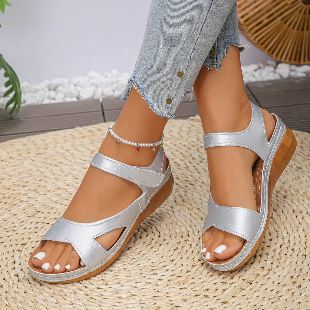 Women Sandals Casual Summer Lightweight Shoes Woman 2025 Summer Low Heels Comfortable Wedges Sandals Women Sandalias De Mujer