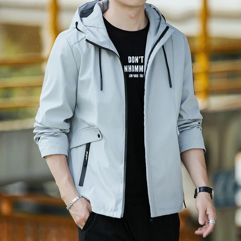 Men's Jackets Waterproof Military Hooded Jacket Windbreaker Outdoor Camping Sports Coat Male Clothing Thin Overcoat 5XL 6XL 7XL