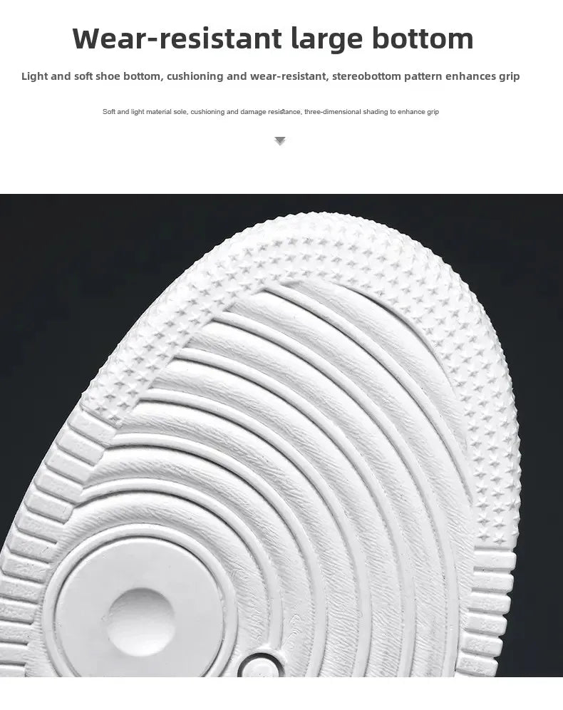 Men's Shoes Explosion Thick Soled Leather Small White Shoes Men's Trendy Shoes with Fashion Board Shoes Street Casual Shoes