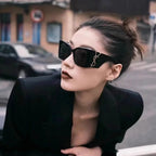 2025 Summer New Women's Sunglasses With Large Face And Slimming Sunscreen And Uv Protection Uv400 Sunshade Sunglasses