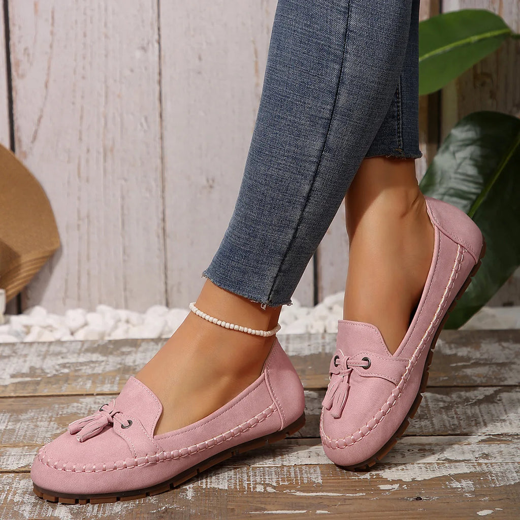 Women Flats Fashion Breathable Women Casual Shoes Slip On Flat Shoes Walking Sneakers Women Shoe Retro Shoes Female Plus Size