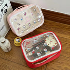 Cute Cat Makeup Bag Large Capacity Travel Toiletry Pouch Cosmetic Organizer Carry Case