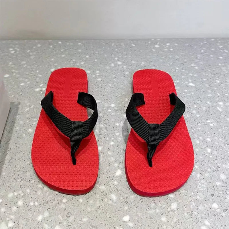 New Flip Flops Flat Slippers Woman Casual Beach Mules Shoes Women Beach Slides Summer Comfort Holiday Slippers Women