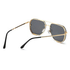 2023 Luxury Sunglasses For Men Women Brand Metal Big Frame Glasses Ladies UV400 Blue Black Sunglass Male Female Eyewear