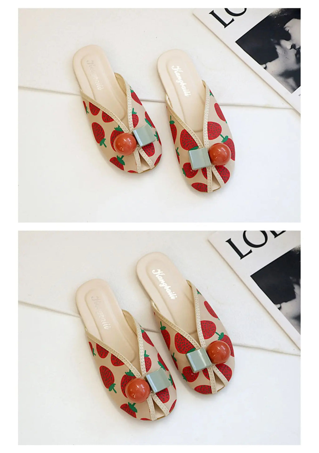 Woman Slippers Lady Home Slippers Casual Beach Flip Flops Thick Bottom Sandals Women Shoes 2023