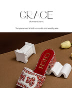 Women's Slippers 2024 New Brand Fabric Low Heel Sandals Outdoor Business Commuter Women's Shoes