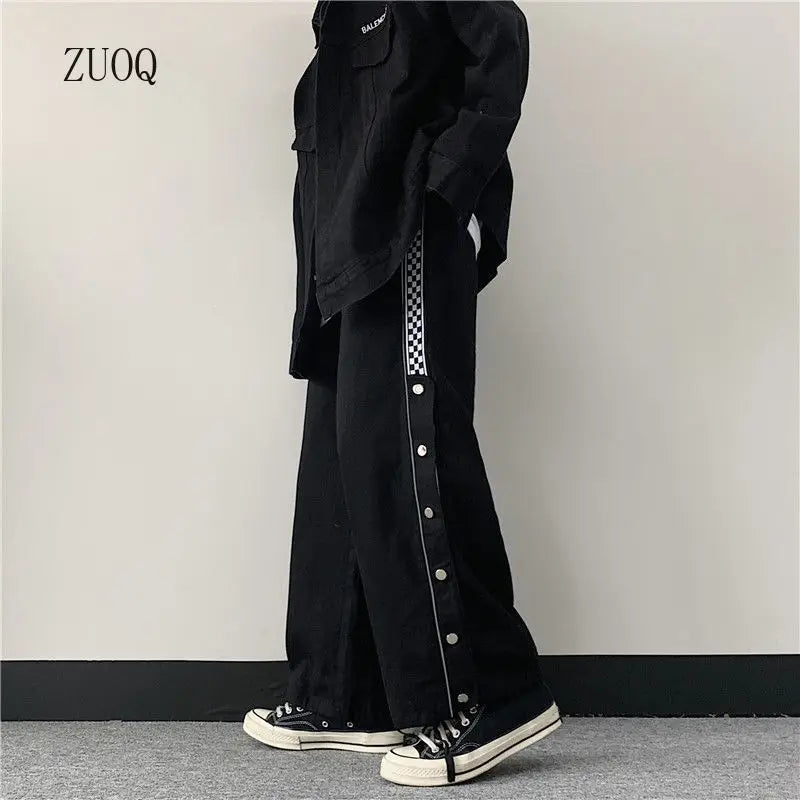 Pants Women Student Trend Ins Japanese Retro-breasted Casual Pants Sports Trousers Female Joggers Sweatpants Dropshipping