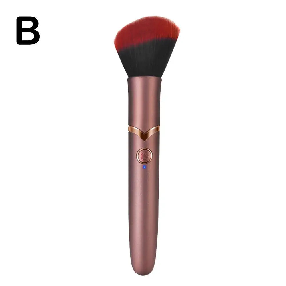 Electric Cosmetic Brush Foundation Blush Loose Powder Brush Tools Multifunctional Vibration Rechargeable Facial Makeup Brushes